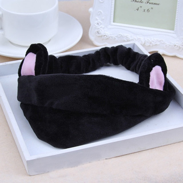 Soft Bow Headband For Women Letters "OMG"