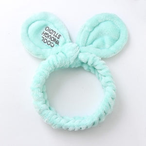 Soft Bow Headband For Women Letters "OMG"